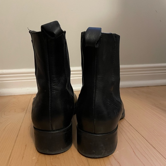 Liebeskind Black Chelsea Ankle Boots - Picture 5 of 10